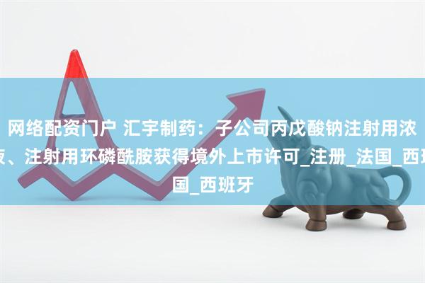 网络配资门户 汇宇制药：子公司丙戊酸钠注射用浓溶液、注射用环磷酰胺获得境外上市许可_注册_法国_西班牙